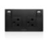 Switches & Sockets 2P+E Socket & 1 Gang 1 Way Switch with Grid