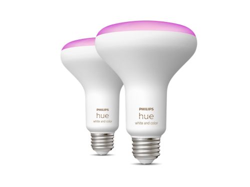 Hue White and color ambiance 2-pack BR30 E26