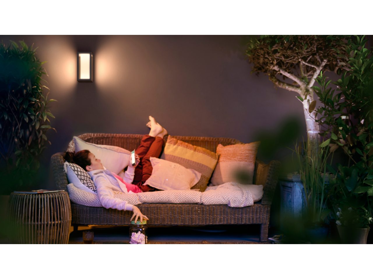 Impress wall light (hardwired) | Philips Hue EN-CA