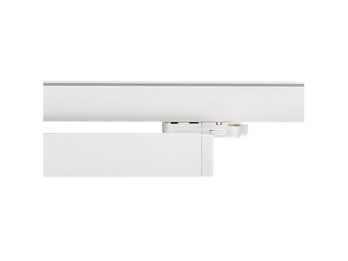 StoreSet Linear close-up track adaptor on track, white