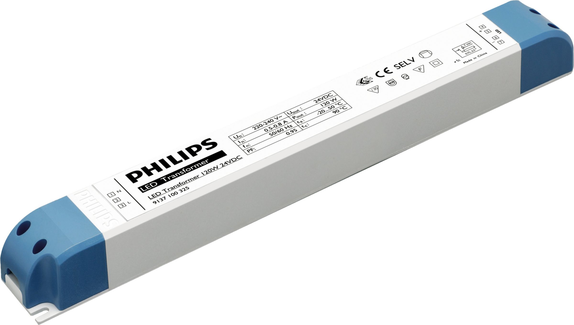 LED Transformer 120W 24VDC | 913710032567 | Philips lighting