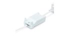 White Quick connector+wire-closed
