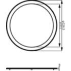 Dimension Drawing (without table) - DN065B G4 Trim Accessory D200 SI