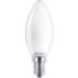 LED Filament-Kerzenlampe, B35 E14, Milchglas, 40 W