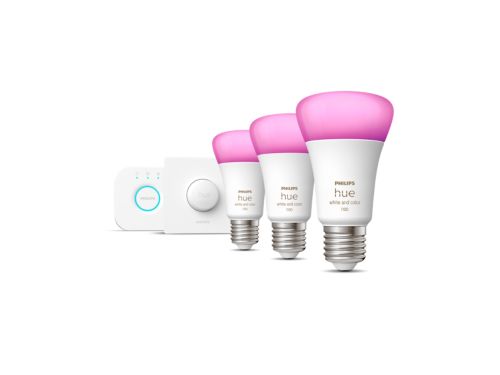 Hue White and Color Ambiance starterkit E27