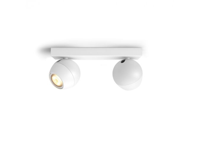 An image of product of the Hue White Ambiance Buckram double spotlight