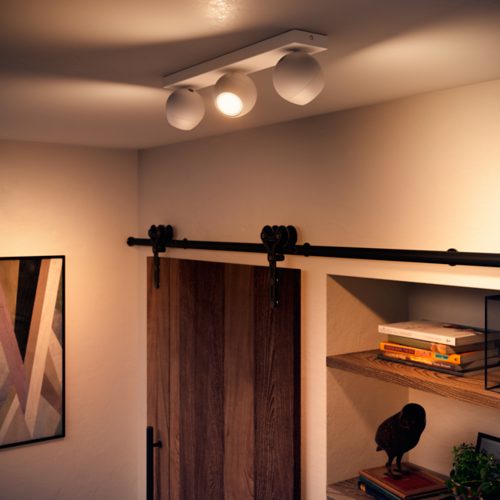 Hue White Ambiance Buckram Dreierspot