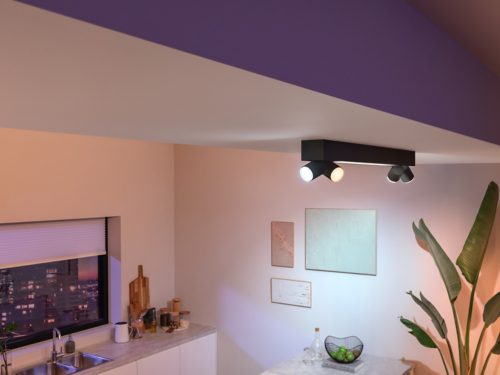 Hue White and Color Ambiance Centris, 4-lichts plafondlamp