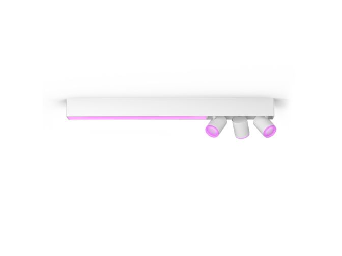 An image of product of the Hue White and Color Ambiance Centris, 3-lichts plafondlamp