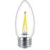 LED Filament Candle Clear 40W B11 E26 x3