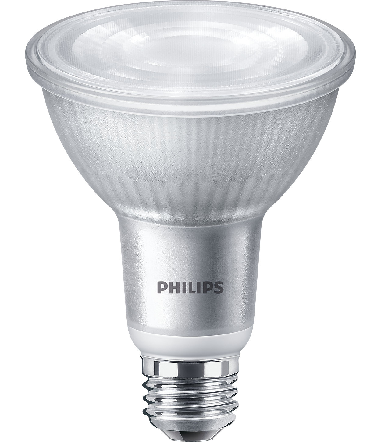 Dimmable LED spot with a focused bright beam