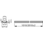 Dimension Drawing (without table) - U profile 1M accessory kit 60pcs