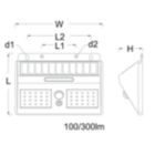 BWS010 LED100/765