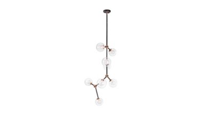 myLiving Contemporary-styled glass chandelier