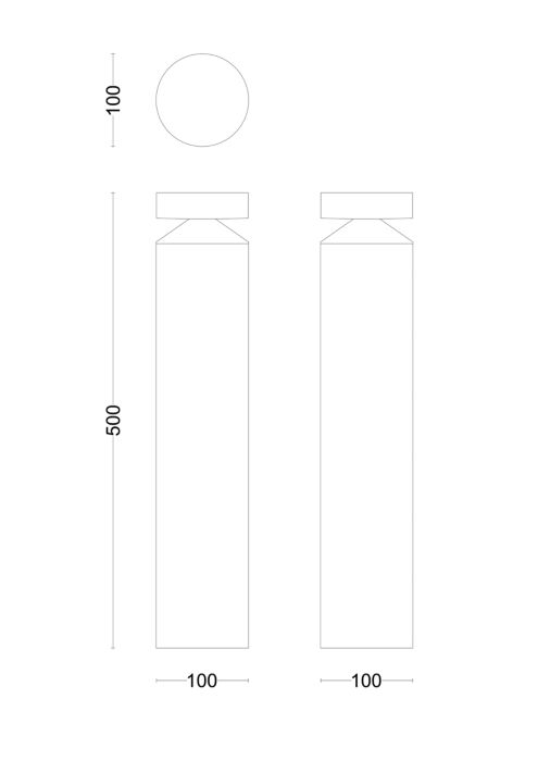 Außenleuchten Laven Sockel-/Wegeleuchte, 6 W 8720169266674 | Philips 