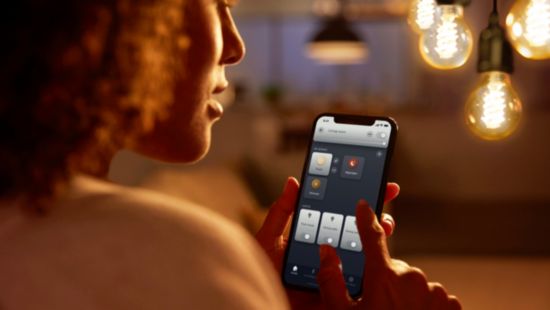 Commandez jusqu’à 10 lampes avec l’application Bluetooth