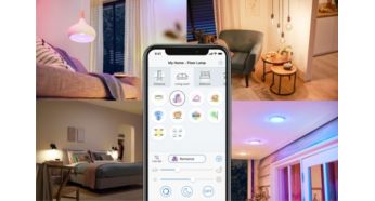 Contrôlez vos luminaires depuis n’importe où avec votre téléphone intelligent.