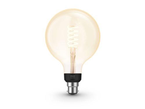 Hue White Filament 1-pack G125 B22 Filament Globe