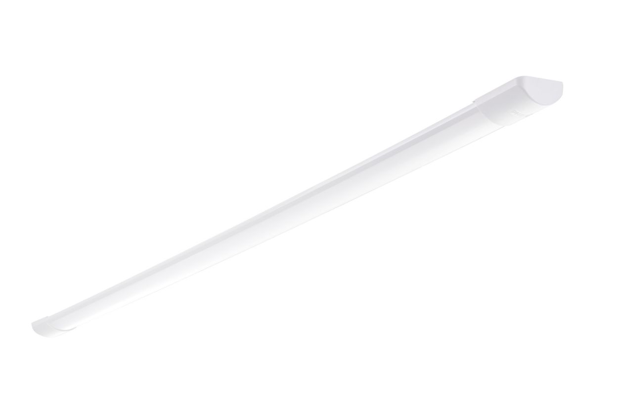 Afin de répondre aux besoins spécifiques des clients, la réglette large Philips Essential Smartbright dotée d'un design élancé est disponible en 3 CCT et 2 options d'intensité.