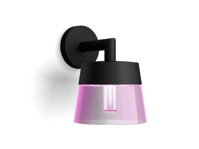 An image of product of the Hue White and Color Ambiance Attract buitenwandlamp