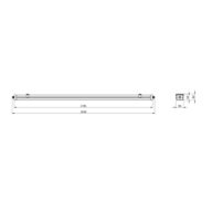 Dimension Drawing (without table) - WT490C 80S/840 PSU WB TW3 PI5 L1800