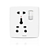 Switches & Sockets Multi Socket with Switch