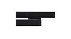 StoreSet Linear close-up mech adaptor on track, black