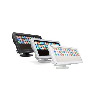 Blast Powercore gen4/gen5, RGBW four channel LED fixture available in three different housing colors