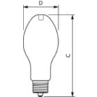  Exclusionary Mogul Screw ED 90mm Frosted