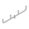 Steel Bracket, Round Bullhorn, Quad Linear, 30" Spacing, 2-3/8" OD x 4" Length Tenon