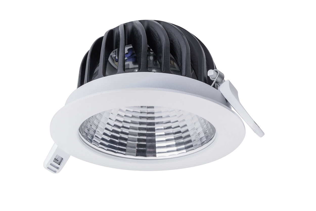 Miniaturised downlight with leading optical performance and great diversity