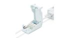 White Quick connector +wire-open
