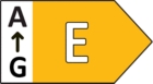 This product has energy label E Orange
