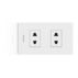 Switches & Sockets 2P US-EU Socket with Grid