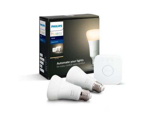 Hue White Стартовый комплект: 2 интеллектуальные лампы E27 (800)