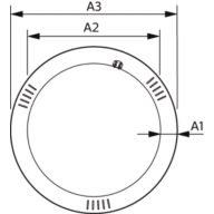 Philips circular g10q led tube 20w new arrivals
