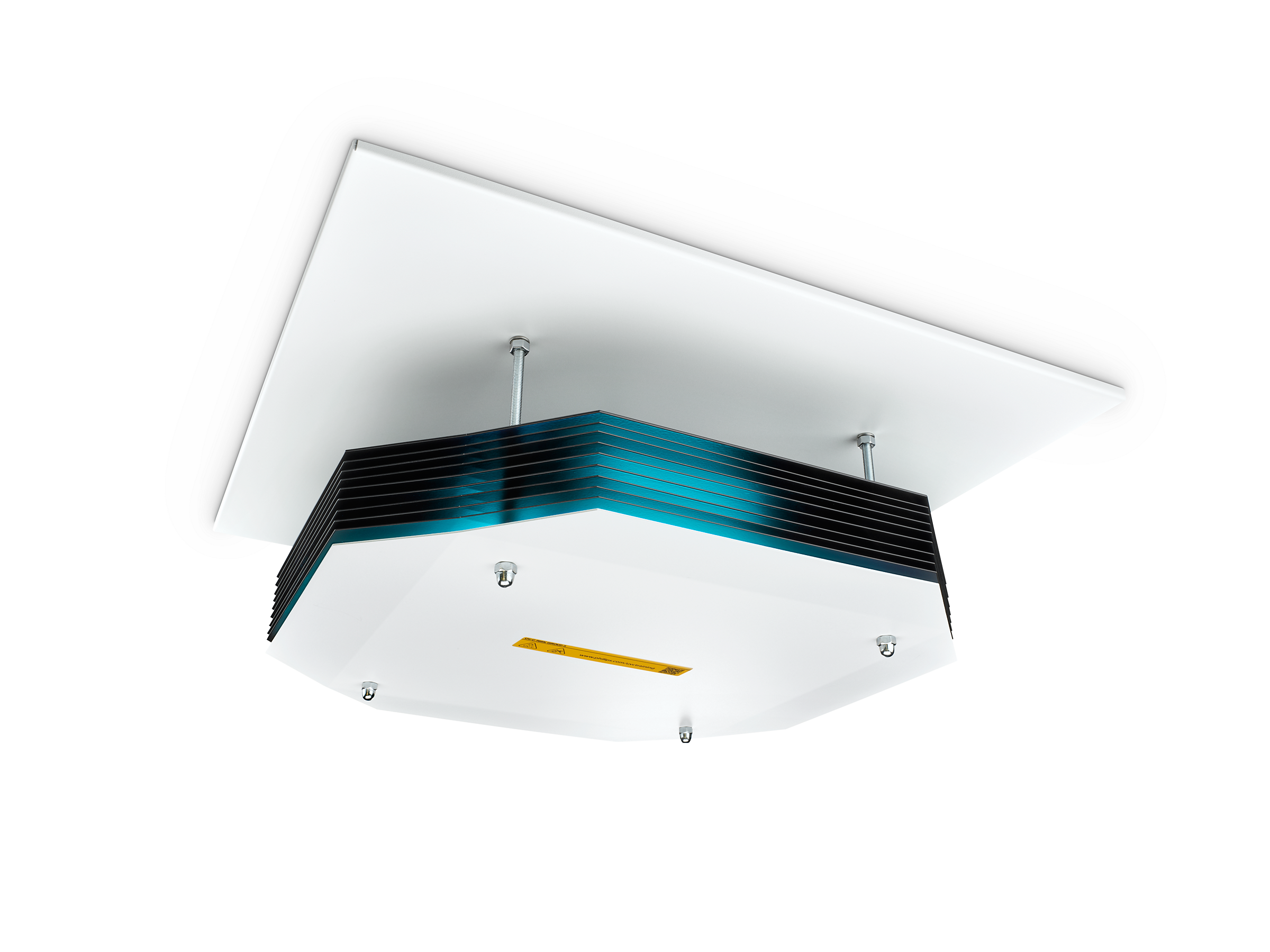 UV-C disinfection upper air ceiling mounted