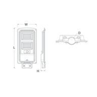 Dimension Drawing (without table) - BRC010 LED20/765