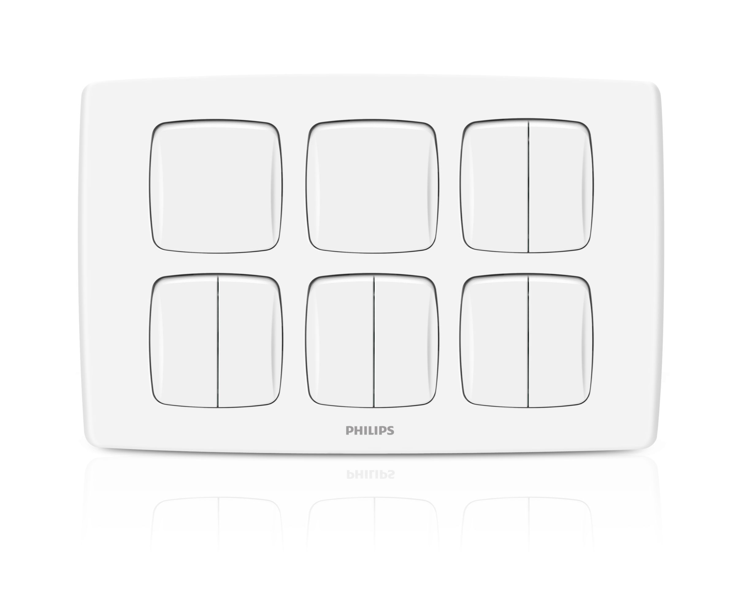 Switches & Sockets 10 Gang 1 Way Switch 8719514389472 Philips