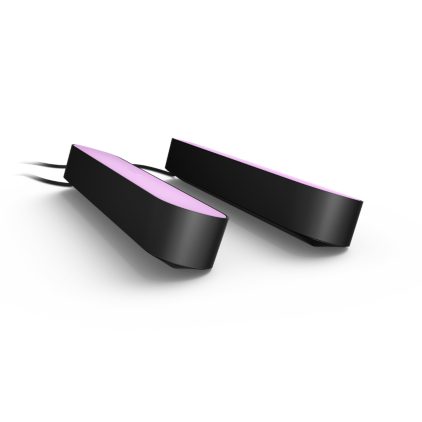 Primo piano della parte anteriore di Barra luminosa Hue Play, confezione doppia
