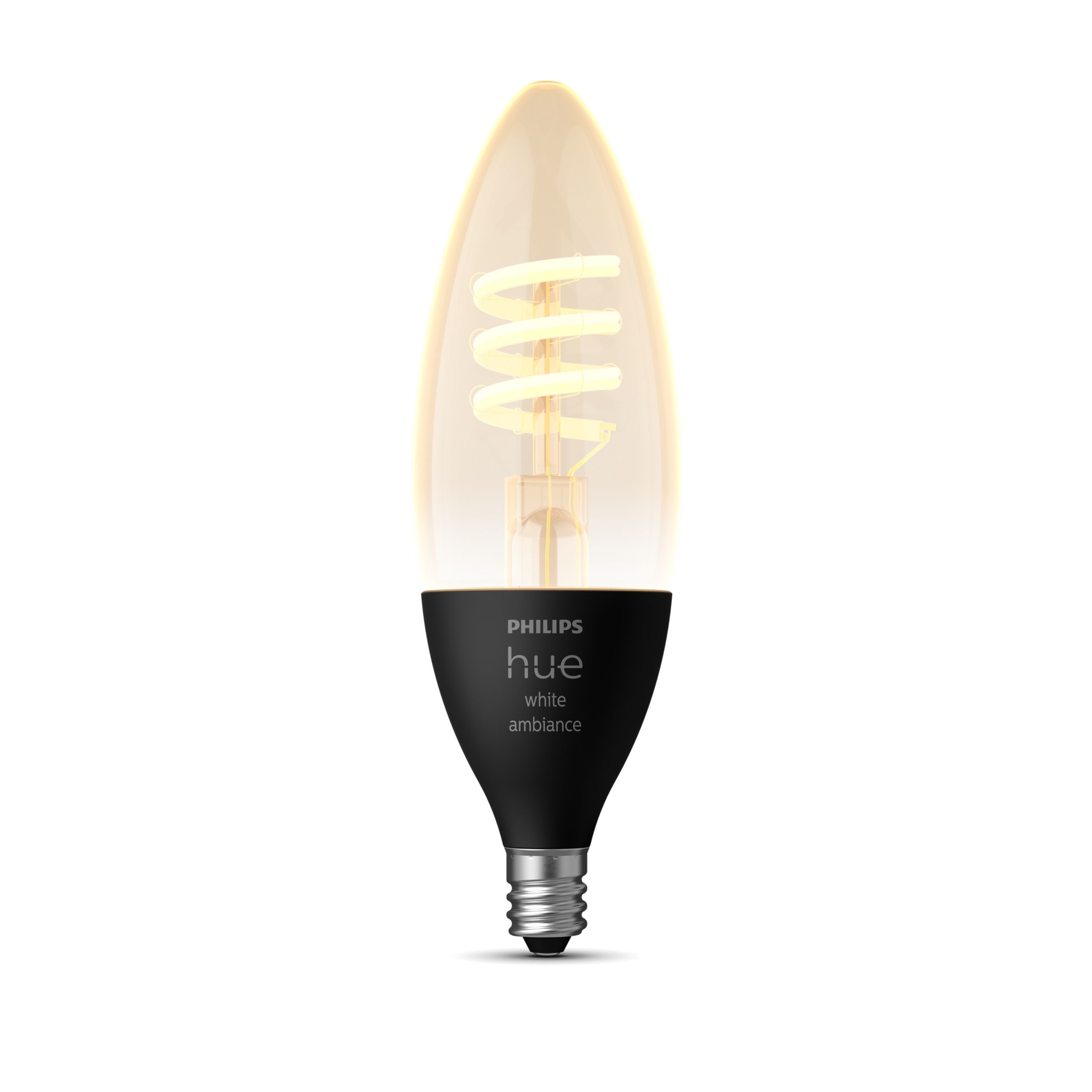 medlem Skinne Kartofler Hue White Ambiance Filament Candle - E12 smart bulb | Philips Hue US