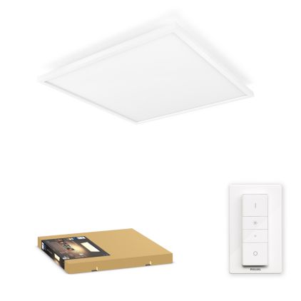 An image of product of the Hue White ambiance Kwadratowe oświetlenie panelowe Aurelle