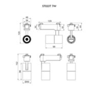 7W Dimensional Drawing