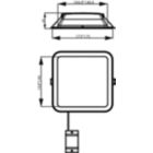 Dimension Drawing (without table) - DN065B G4 LED12/840 12W 220-240V L150 SQ