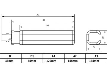 Dimension Drawing (with table) - 8.5PL-C/T/COR/26H-835/IF9/P/4P/DIM 10/1