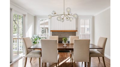 myLiving Contemporary-styled glass chandelier