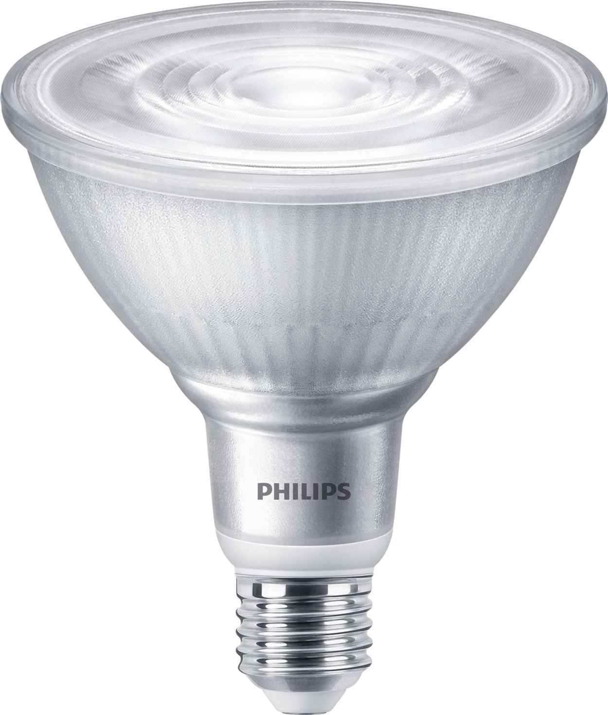 Todo lo que le gusta de un PAR38 halógeno con las ventajas de los LED. Haga que su mercancía o espacio se destaque sin ninguna distracción.
