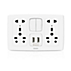 Switches & Sockets Double Multi Socket + USB with Switch