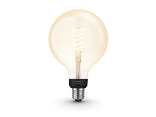 Hue White Filament Sada s 1 kusem kulové žárovky G125 E27 s tradičním vzhledem