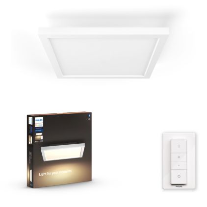 An image of product of the Hue White ambiance Kwadratowe oświetlenie panelowe Aurelle